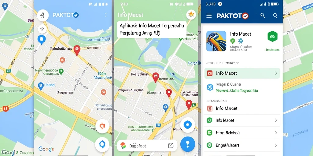 Antarmuka <strong>PAKTOTO</strong> menampilkan informasi lalu lintas secara real-time dengan jelas.