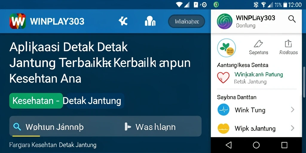 Antarmuka aplikasi WINPLAY303 menunjukkan grafik detak jantung yang informatif.