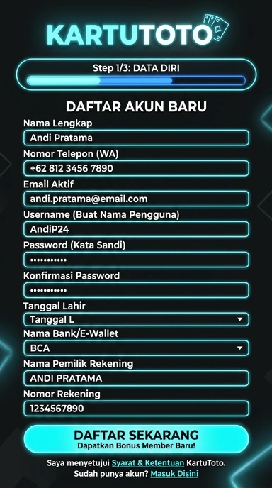 Cara Registrasi Akun Kartutoto Baru untuk Pengguna Android