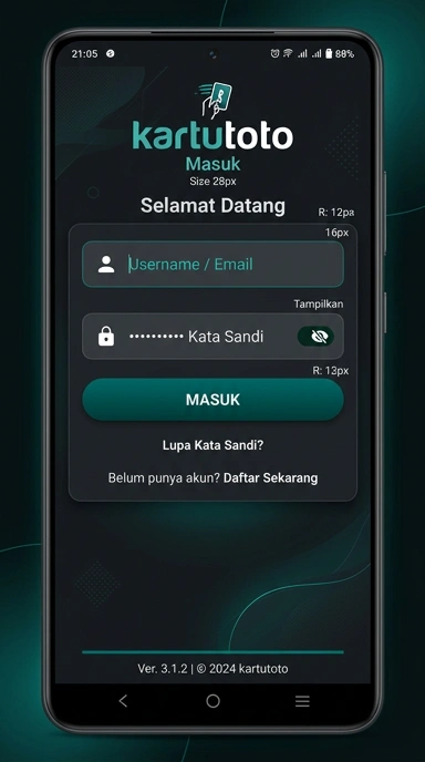 Panduan Masuk Akun Kartutoto di Android